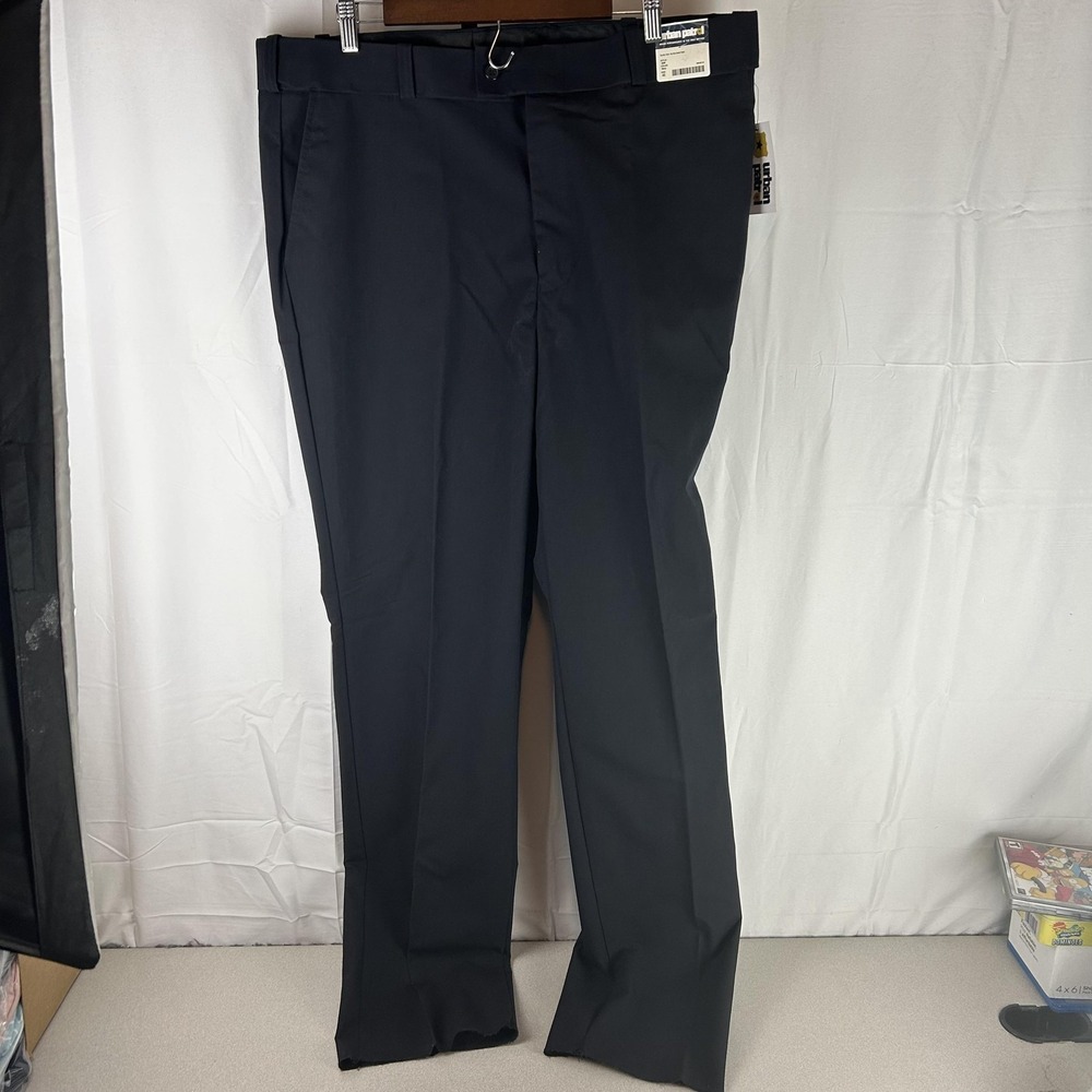 Urban Patrol Pants Mens 42 Navy Security‎ Ripstop Stretch Workwear (Unhemmed)